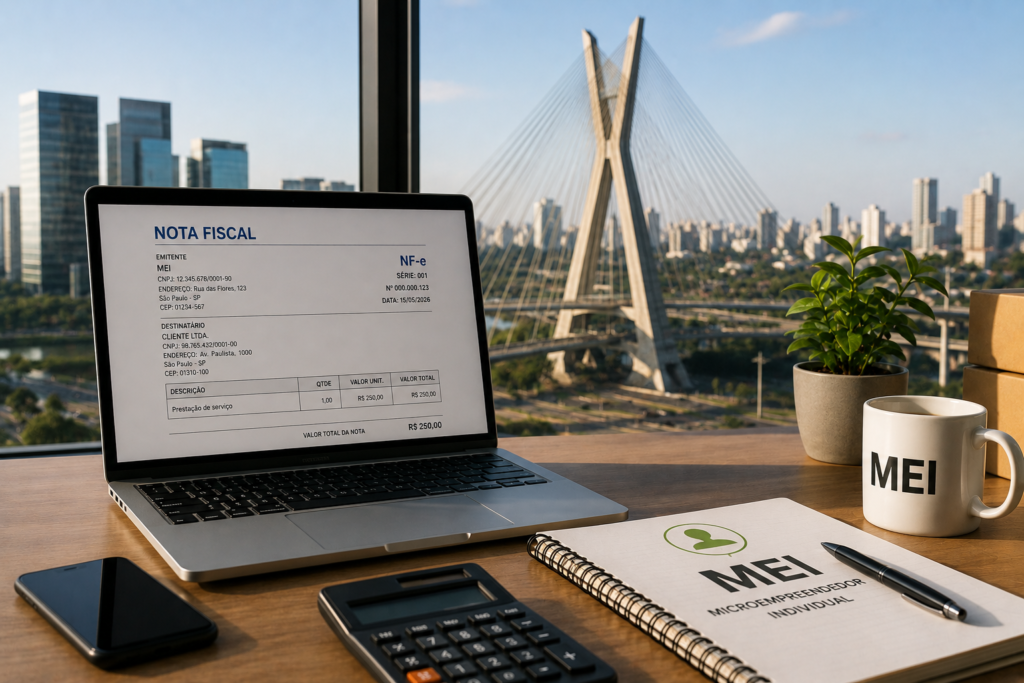 Como emitir nota fiscal sendo MEI em São Paulo em 2026: regras atualizadas e obrigatoriedade
